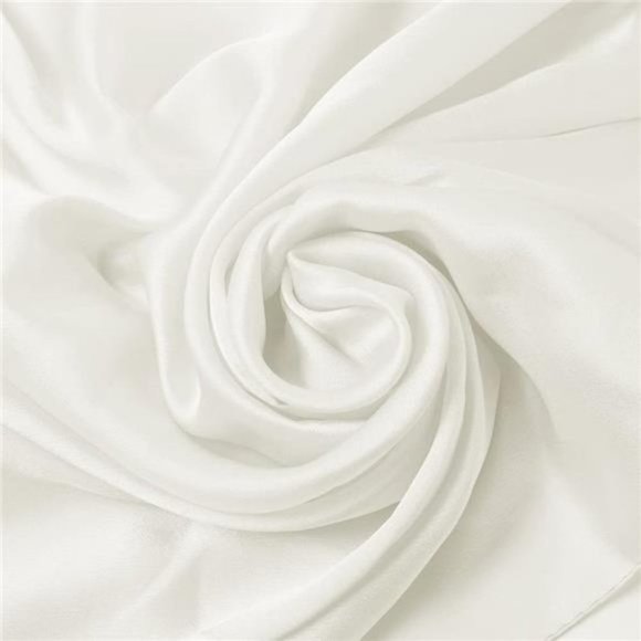 SHAWLS Wraps Satin for Women - White - Picture 3 of 3